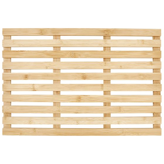 Kylpymatto BARTOW Vaaleanruskea 53 x 36 cm bambu