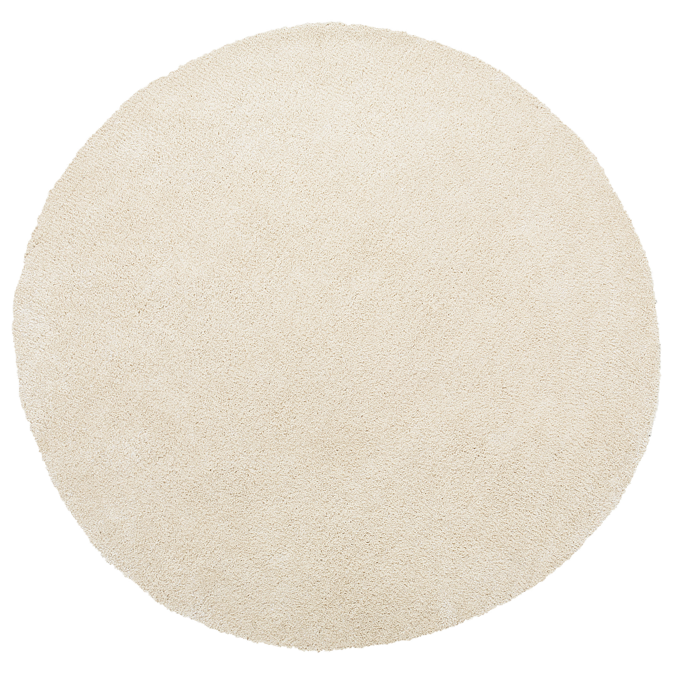 Korkeanukkainen matto DEMRE Beige ø 140 cm
