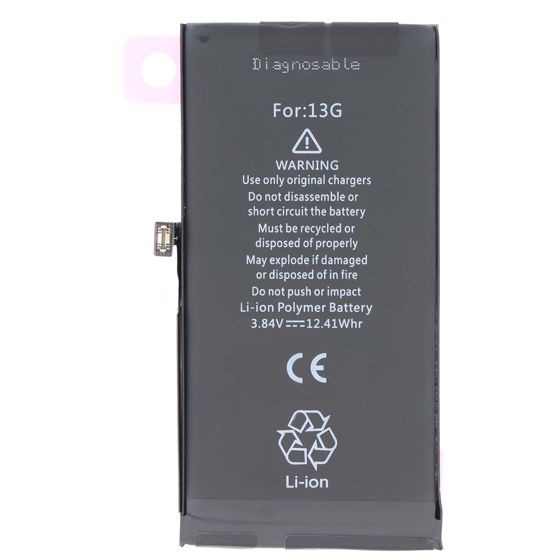 Akku diagnosoitava iPhone 13 Li-Polymer 3,84V 3227mAh 12,4Wh