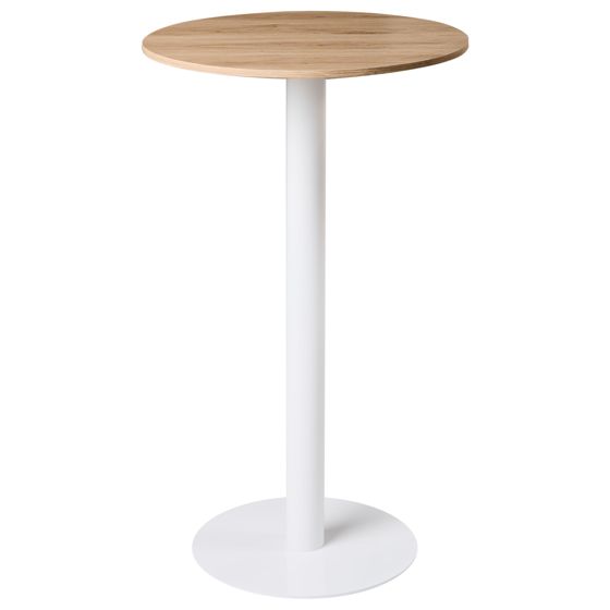 Baaripöytä MORELLA Vaaleanruskea/valkoinen 60 cm 60 cm