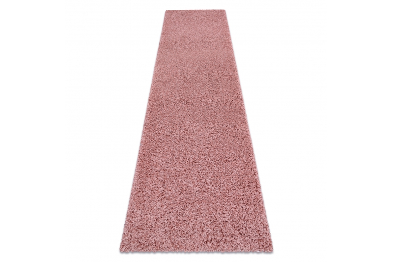Matto SOFFI shaggy 5  vaaleanpunaineuusi - keittiöön, eteiseen, käytävään 60x200 cm