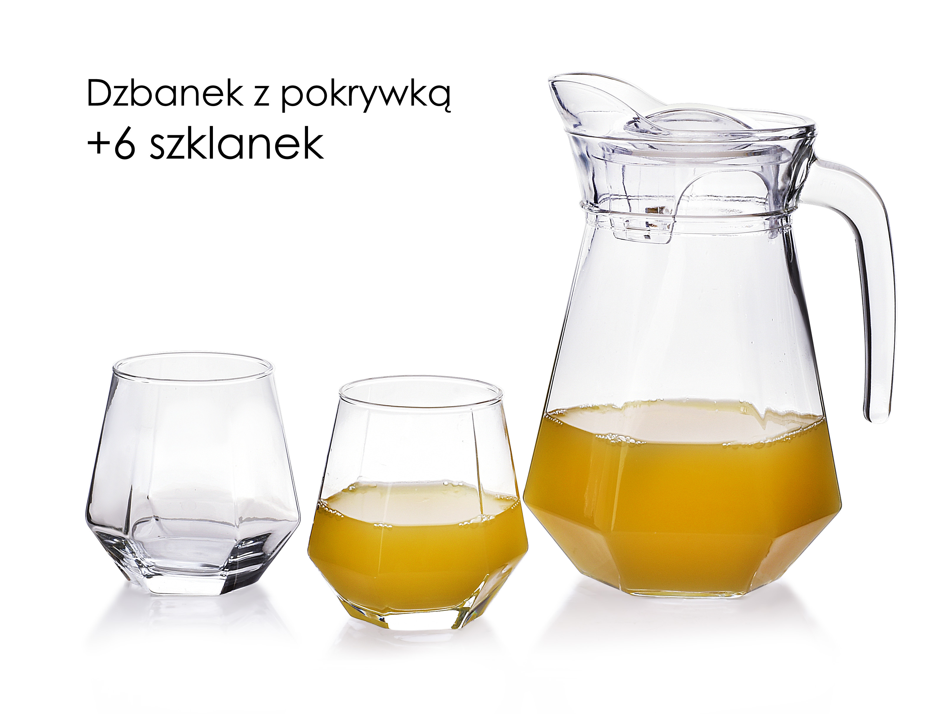 Juomasetti soodalasi ADEL Setti 1,4 l + 6x330 ml kirkas 7 osaa