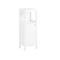 SoBuy Kylpyhuonekaappi peseytymistilaan säilytysratkaisu valkoinen BZR186-W