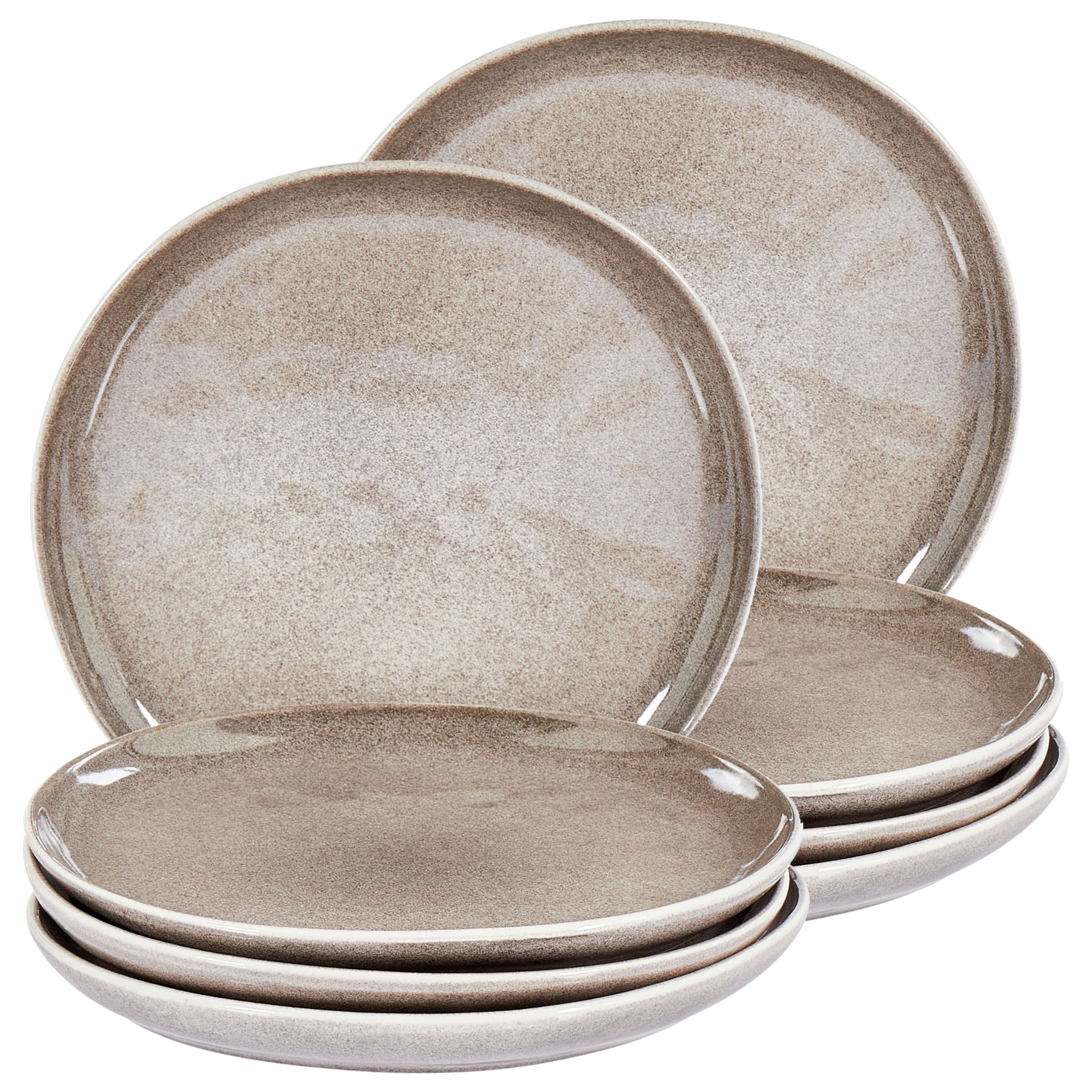 Sivulautassetti 8 kpl COSTMARY kivitavara Harmaa