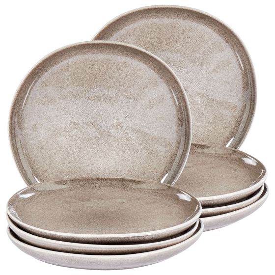 Sivulautassetti 8 kpl COSTMARY kivitavara Harmaa