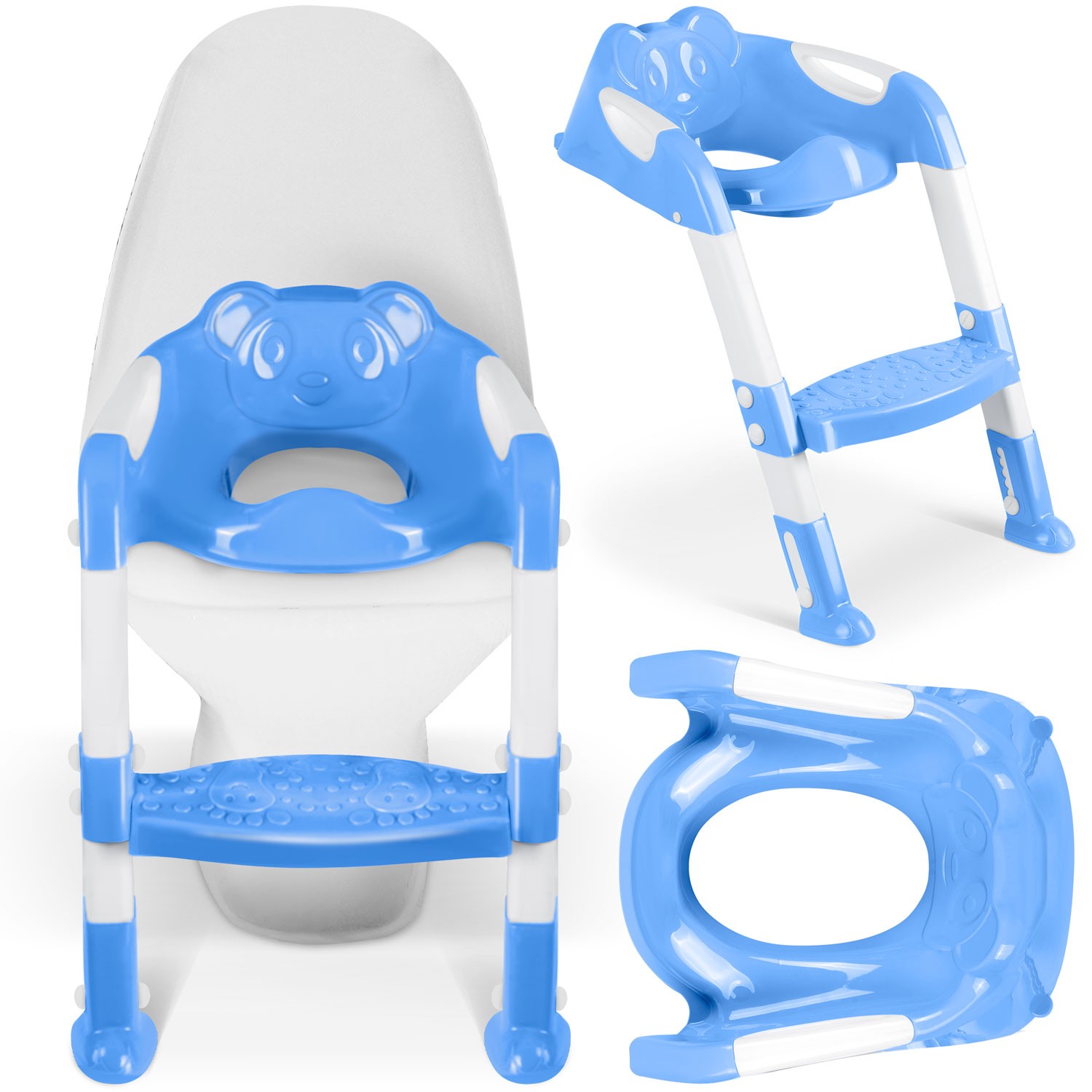 Ricokids 729100 Koala WC-istuin tikkailla, sininen