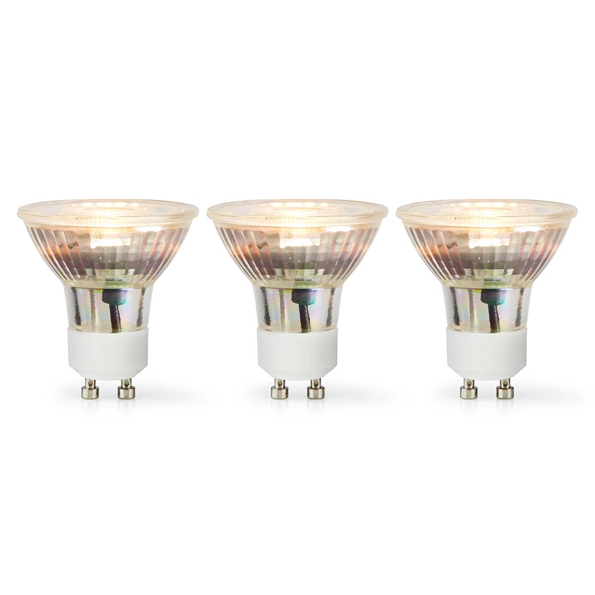 3 kpl LED-lamppuja GU10-kohdevalaisimiin 4,5W 345lm 2700K IPX2 Vintage