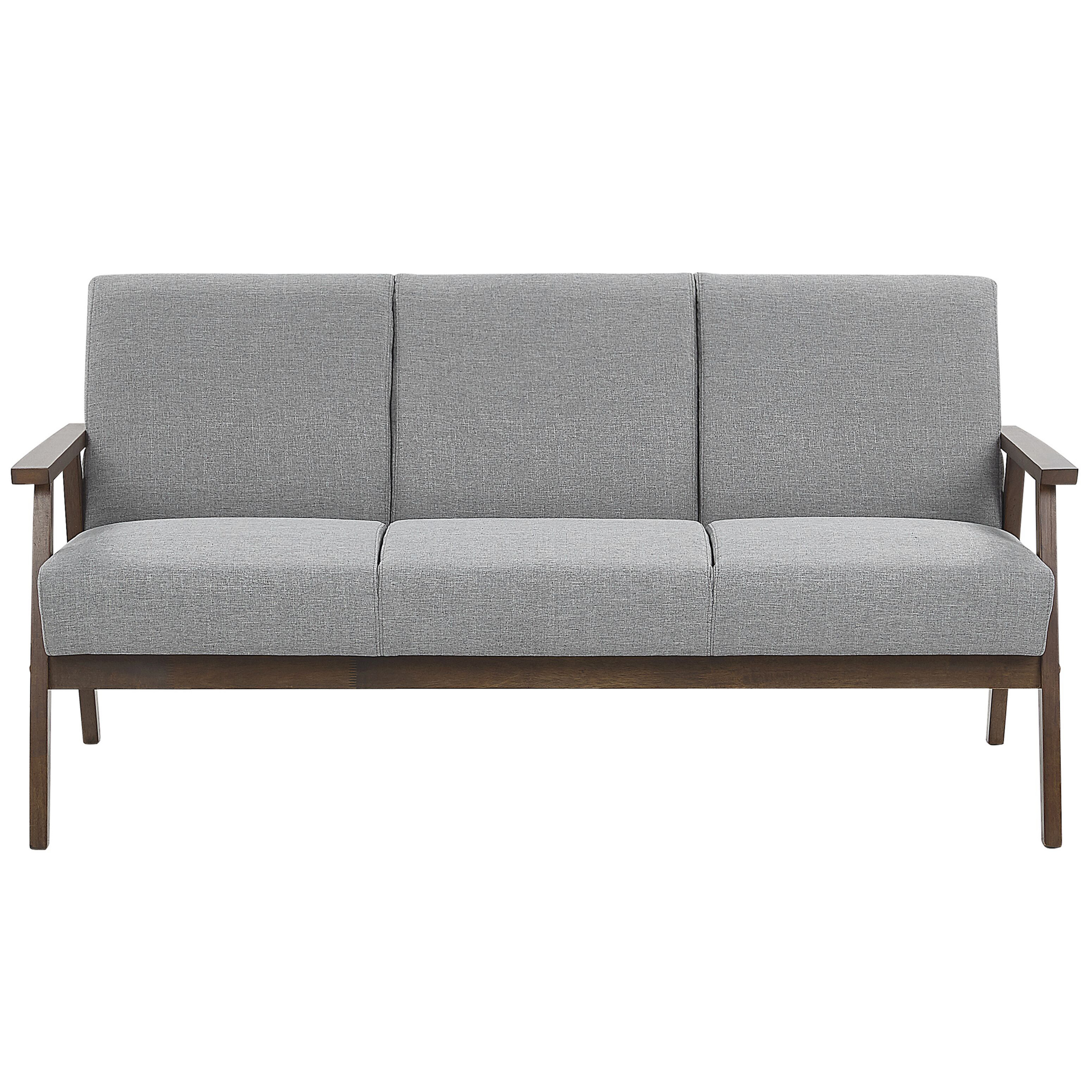 Sohva ASNES kangas Harmaa 3-istuttava