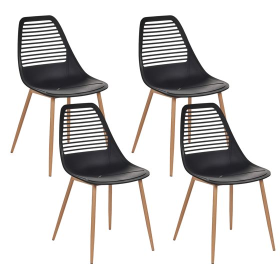 Ruokatuolisetti 4 kpl MONTELLO Musta