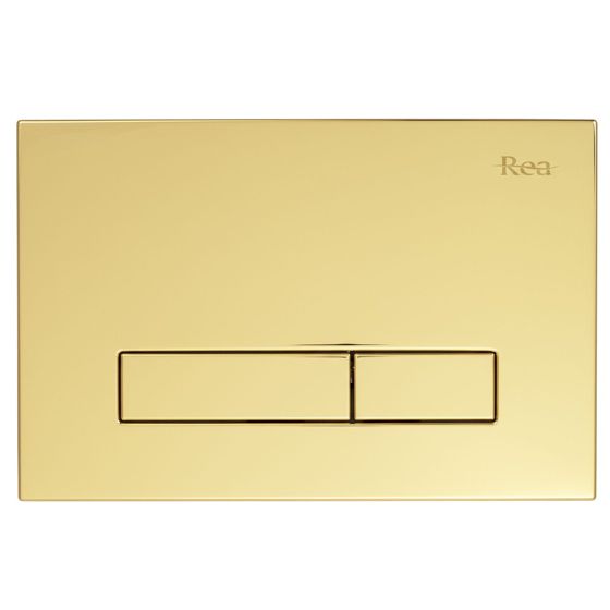 REA Huuhtelupainike Uppoasennustelineeseen K011A-Q Kulta, 3,5X24,5X16Cm