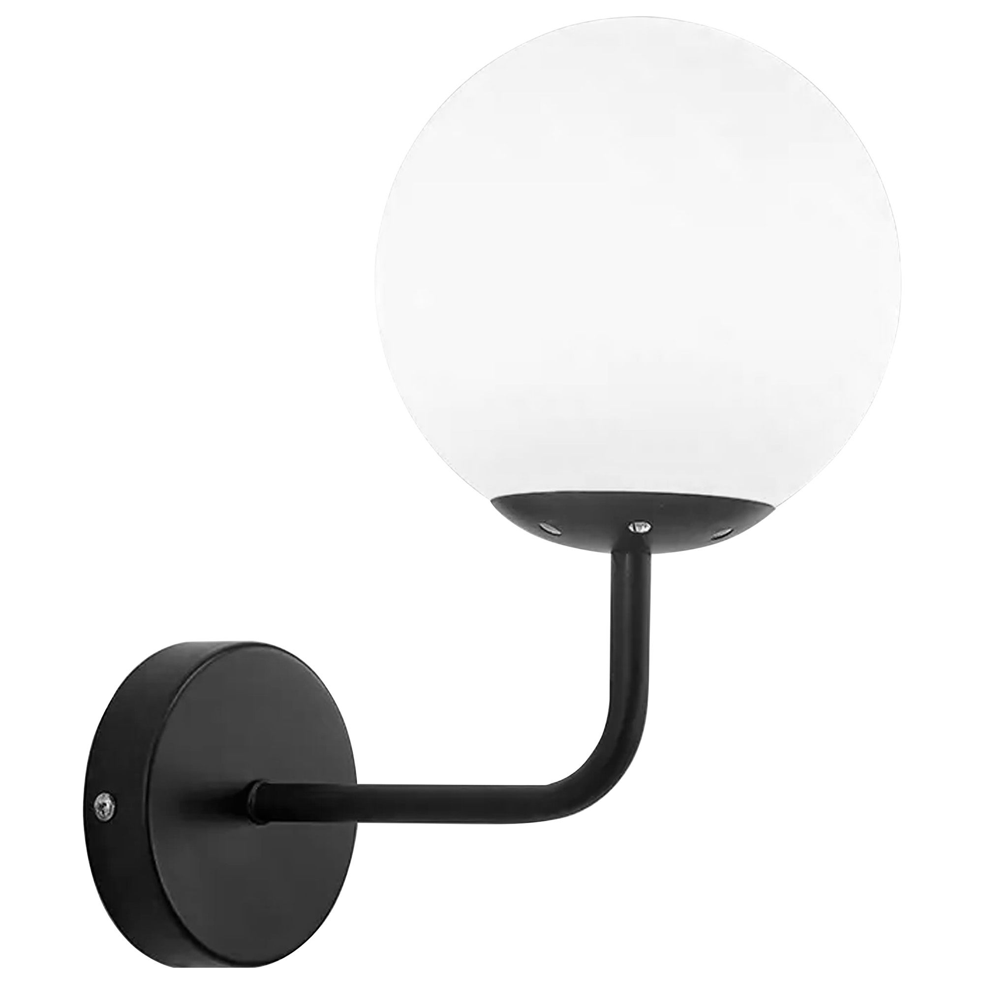 TOOLIGHT seinävalaisin G095-1W mustavalkoinen
