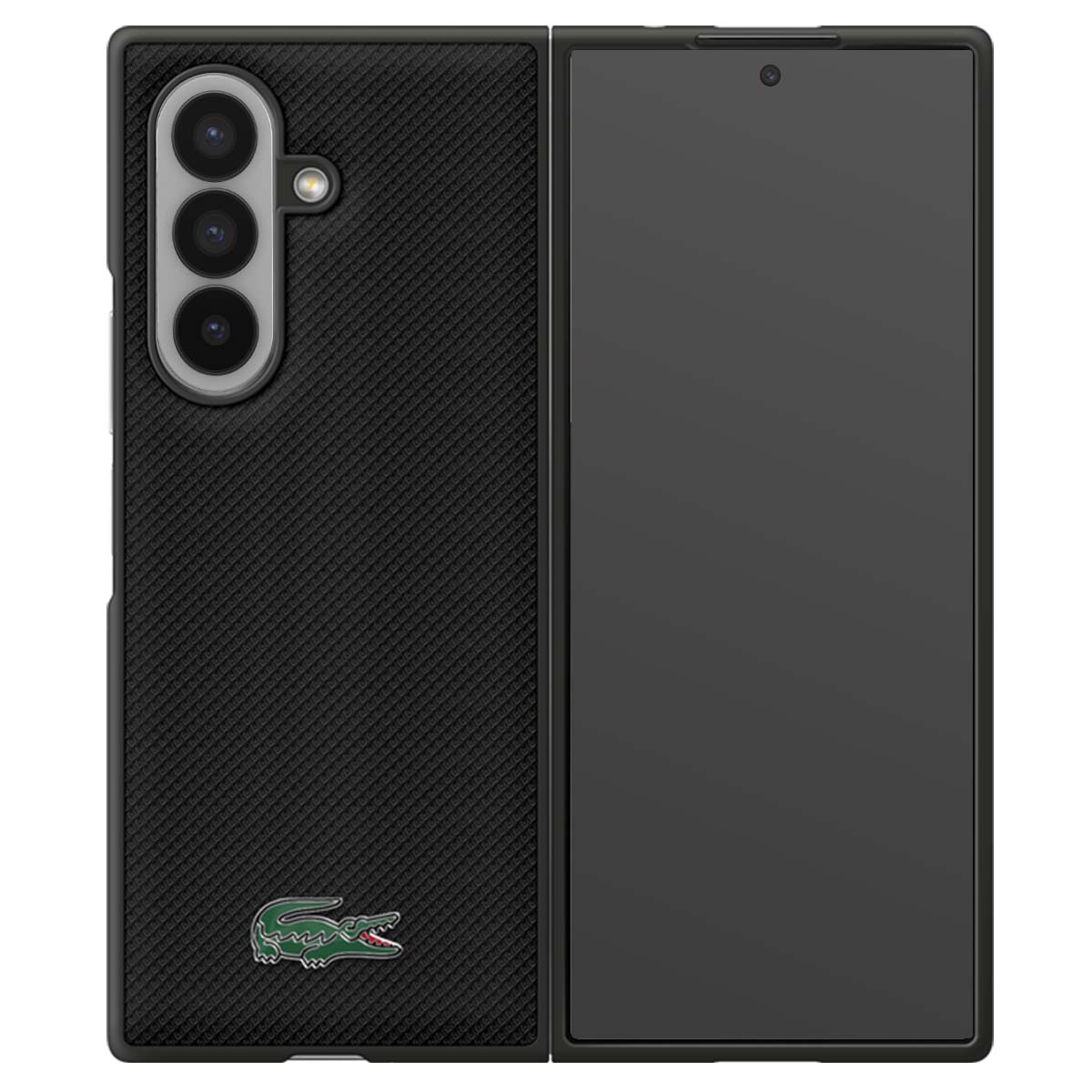 Lacoste-kuori Galaxy Z Fold 7 -puhelimeen, magneettinen suojaus