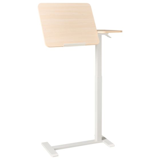 Manuaalisesti säädettävä kannettavan jalusta SCHOLA Vaaleanruskea/valkoinen 70 cm 40 cm