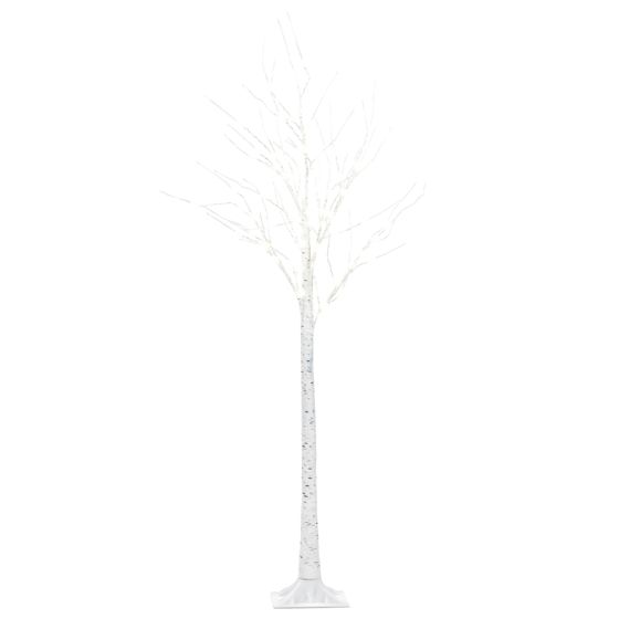 Ulkokoriste LED-valo LAPPI Joulukuusi 160 cm Valkoinen