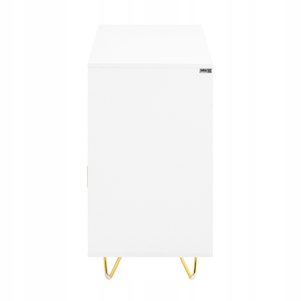 SoBuy ekologinen työpöytä ASK11-W - valkoinen ja laadukas