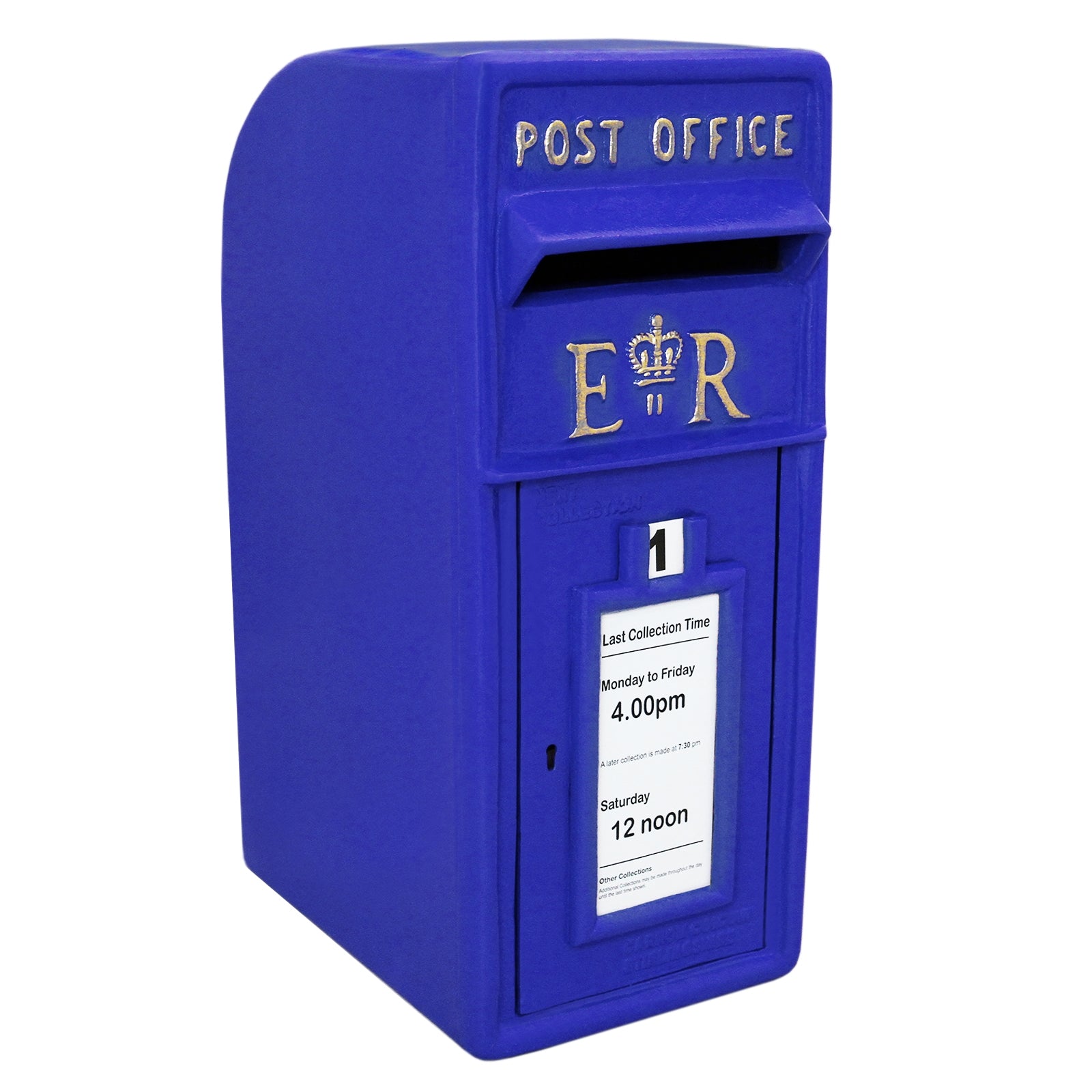 Sininen skotlantilainen postilaatikko