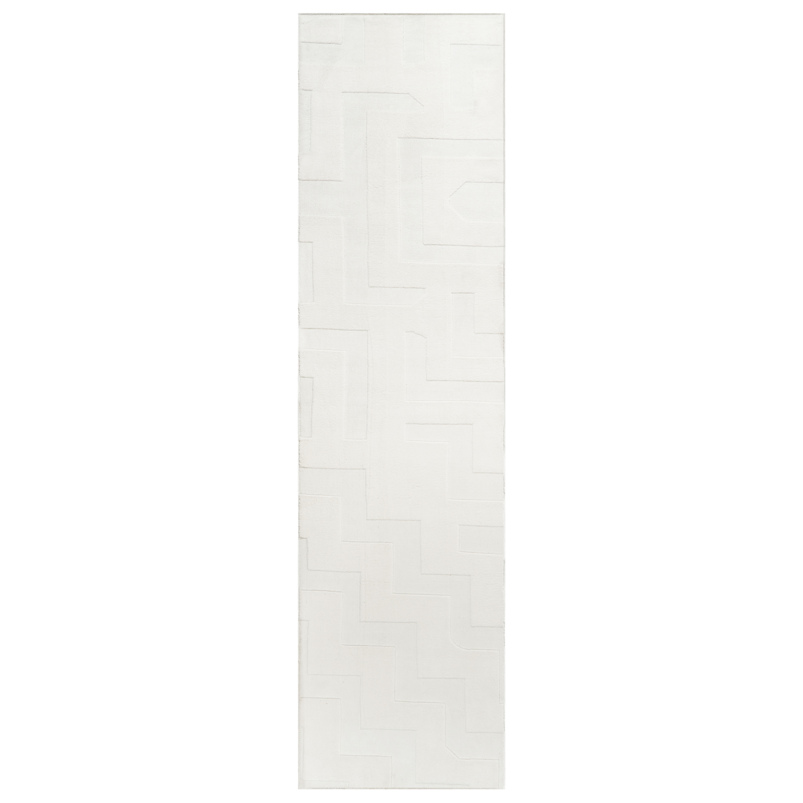 Matto GINGERA Luonnonvalkoinen 80 x 300 cm