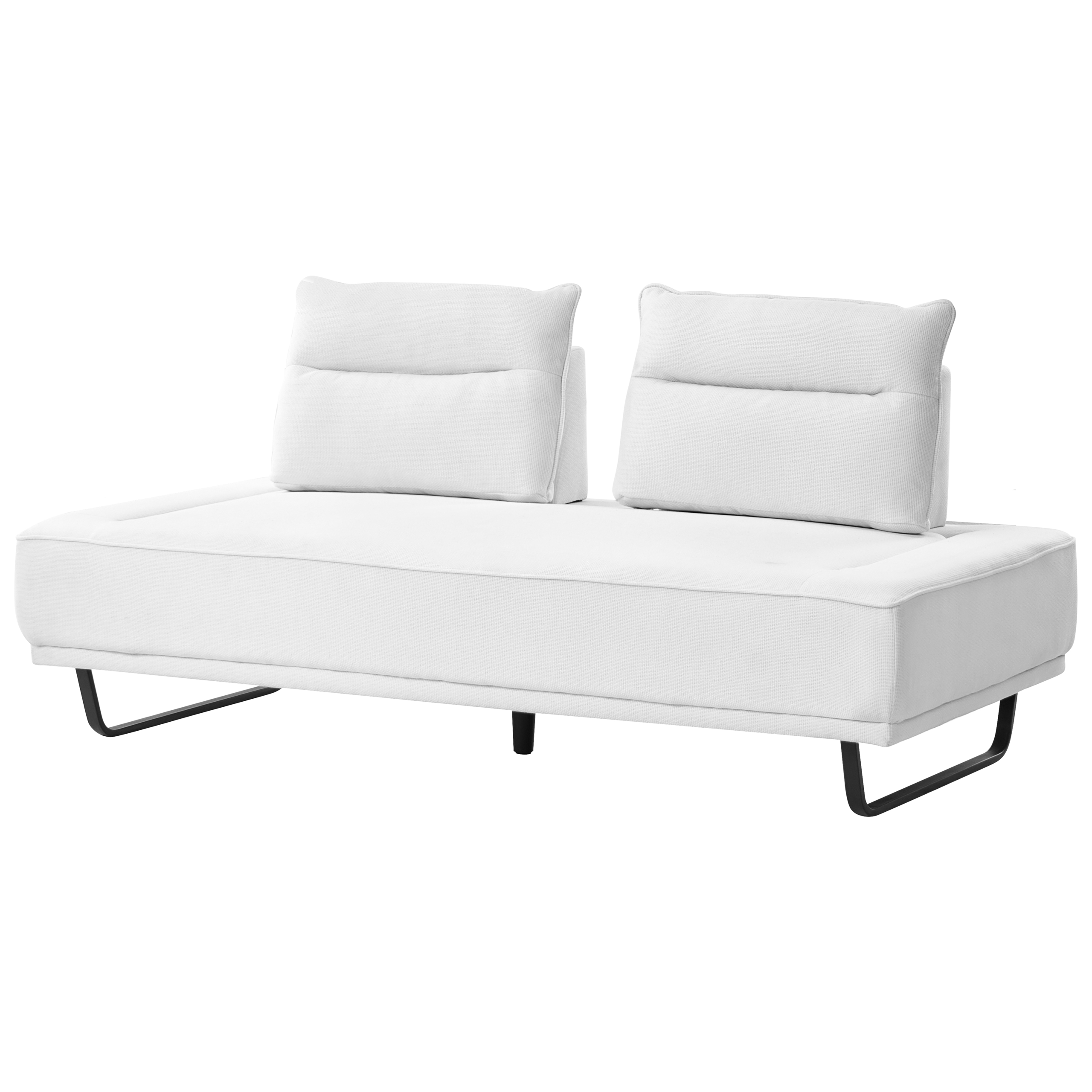 Sohva 3-istuttava FAXEN kangas Valkoinen