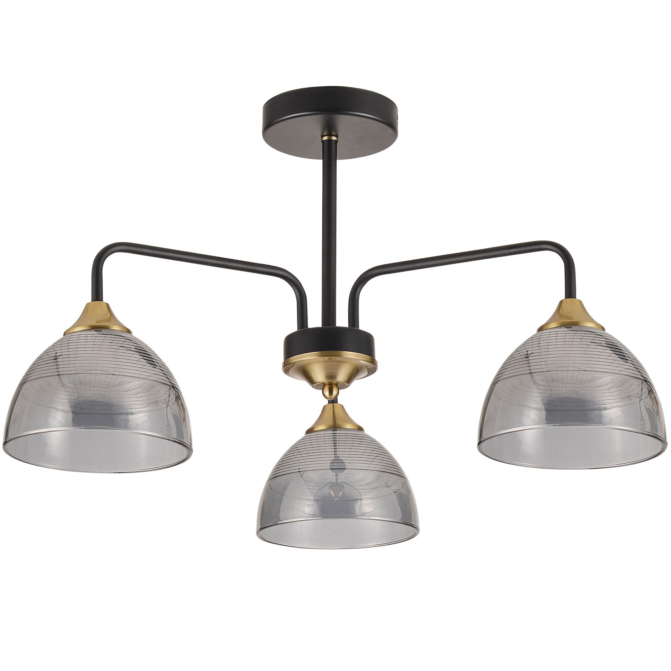 TOOLIGHT riippuva kattovalaisin G084-3C mustaharmaa, 54x54x30cm
