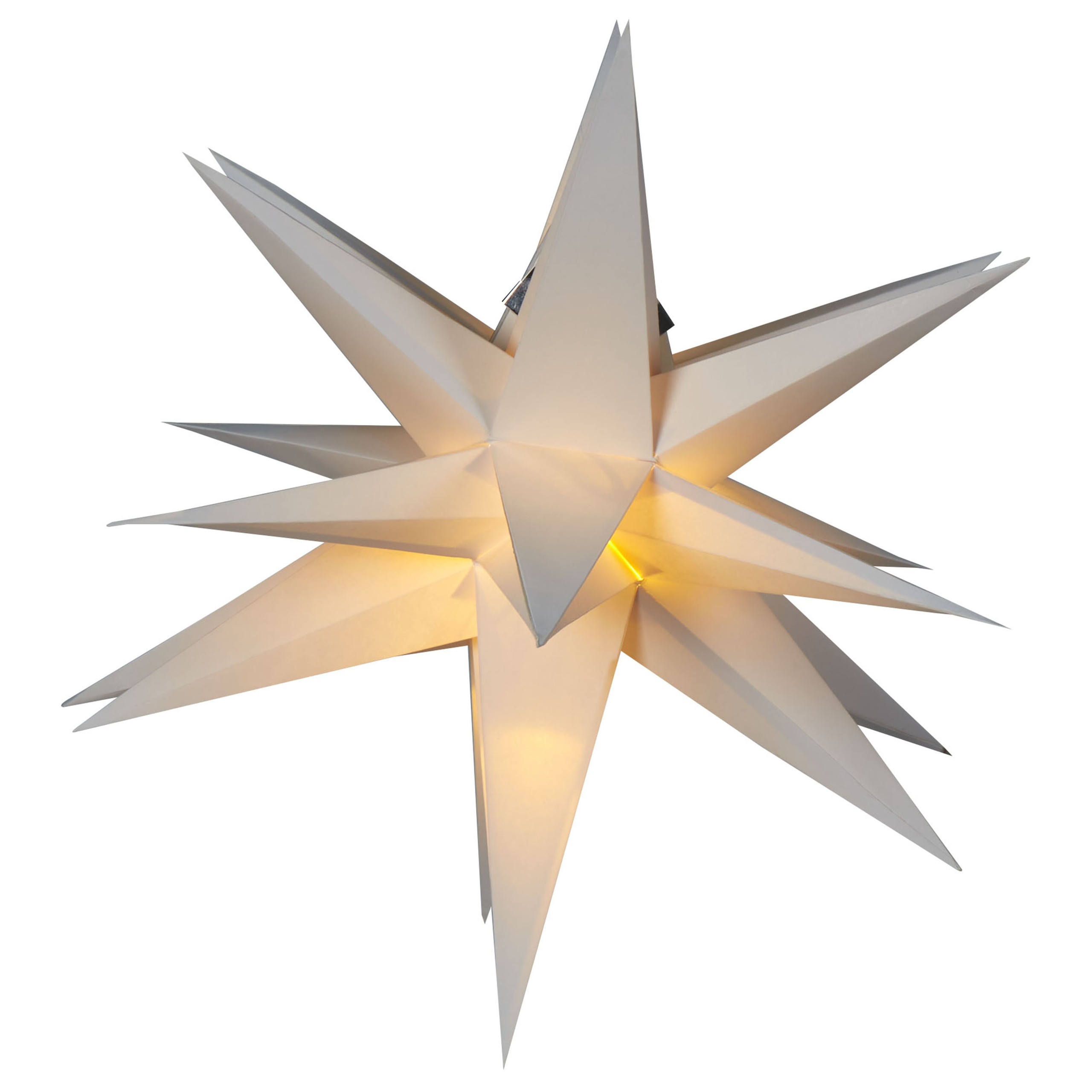 Riippukoriste LED-valo BHAGIRATHI Tähti 44 cm Luonnonvalkoinen