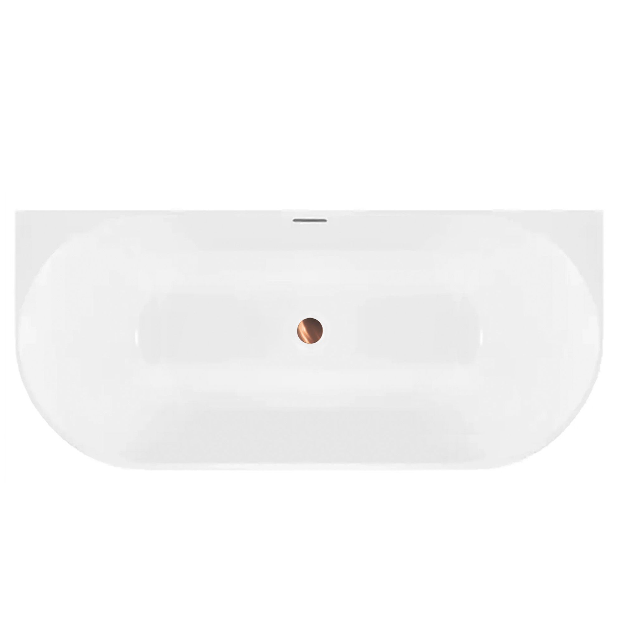 Rea seinävierusamme Capri Slim 150 mustalla tulppakannella , 150X74,5X58CM