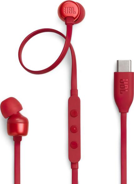 JBL Tune 310C USB-C -langalliset kuulokkeet, punaiset