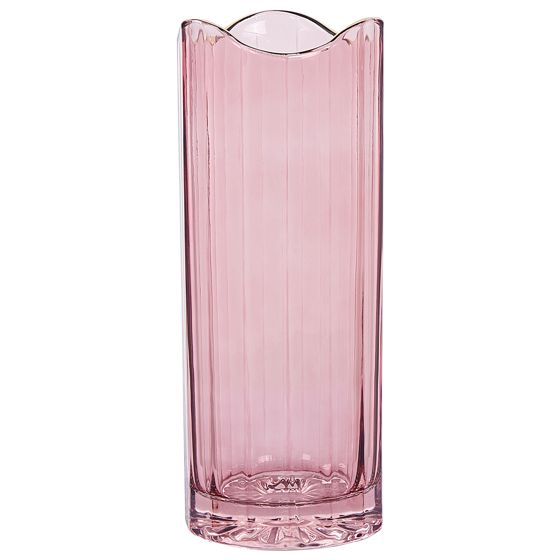 Kukkamaljakko PERDIKI 30 cm Lasi Vaaleanpunainen