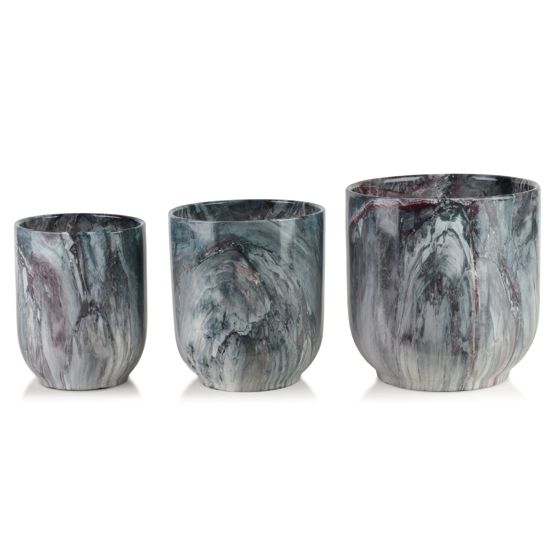Ruukku keramiikka Mondex Neva Marble 29x29x30 harmaa setti