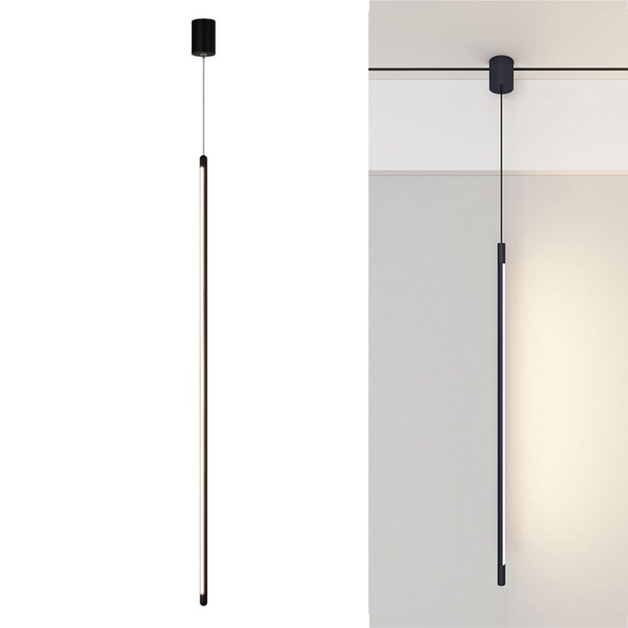 TOOLIGHT riippuva kattovalaisin LED APP1413-C musta, 2x2x195cm