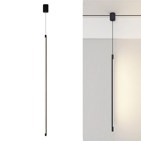TOOLIGHT riippuva kattovalaisin LED APP1413-C musta, 2x2x195cm