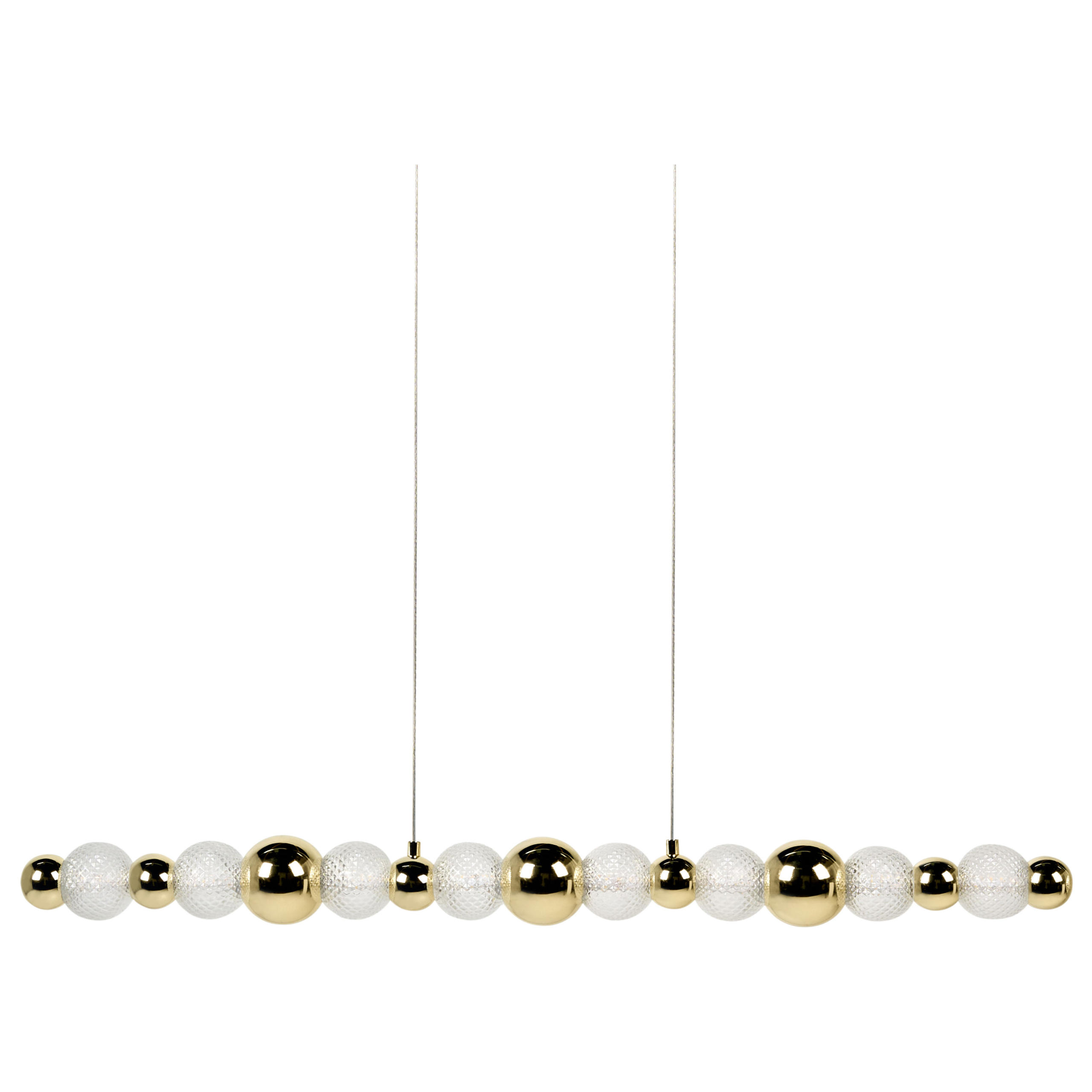 LED-riippuvalaisin SORA Lasi Kulta