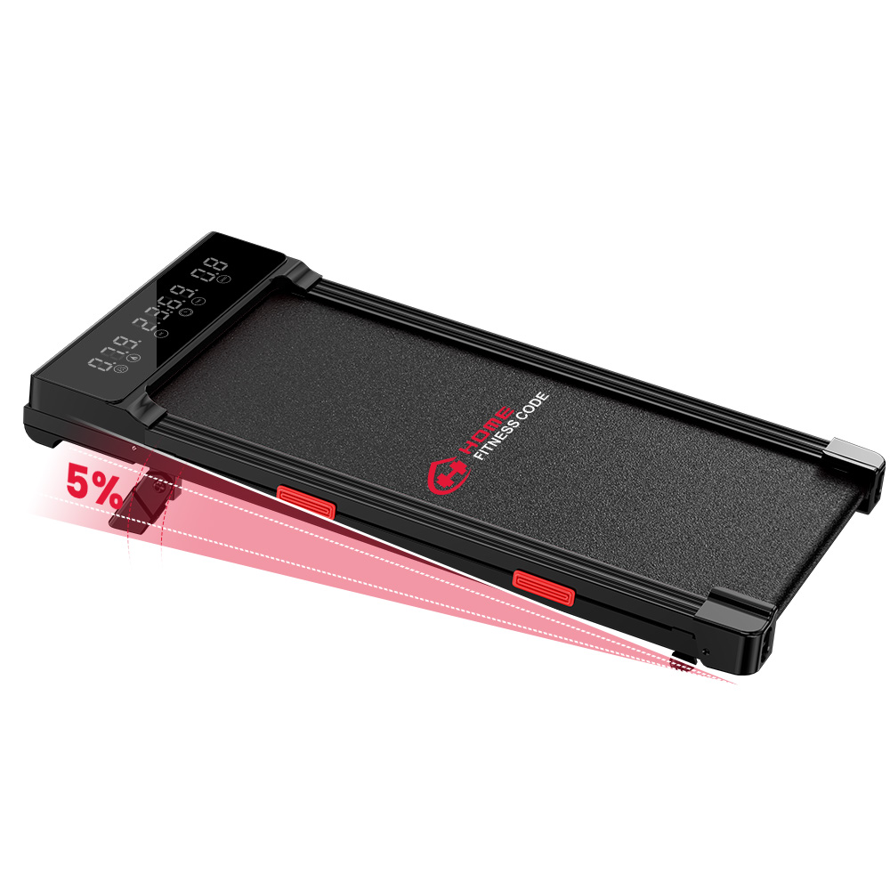 Q2-2 juoksumatto 3, 0 hv harjaton moottori alle 35 dB 5 prosentin kaltevuus kotiharjoitteluun Musta