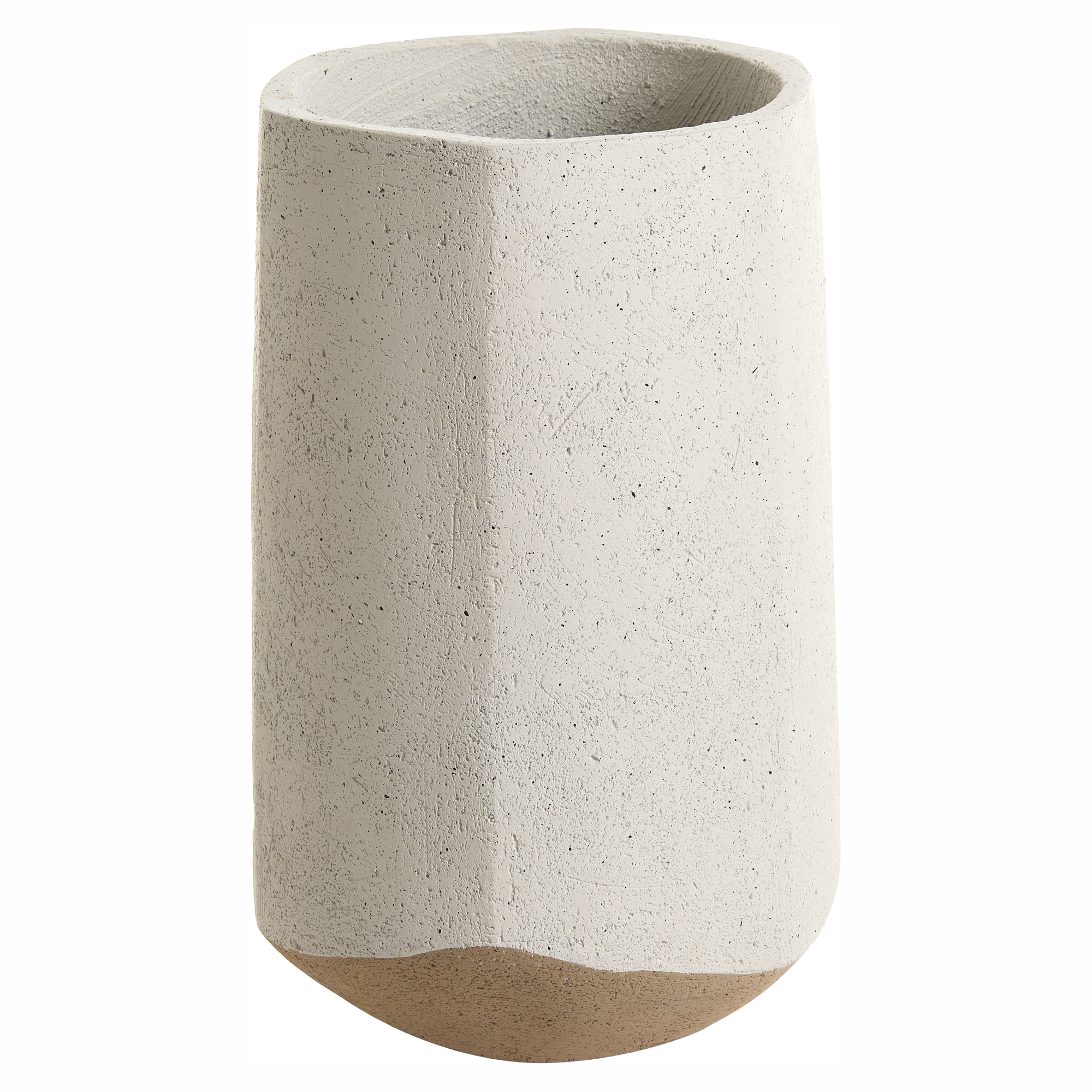 Kukkaruukku JAUNTAL  32 cm Luonnonvalkoinen