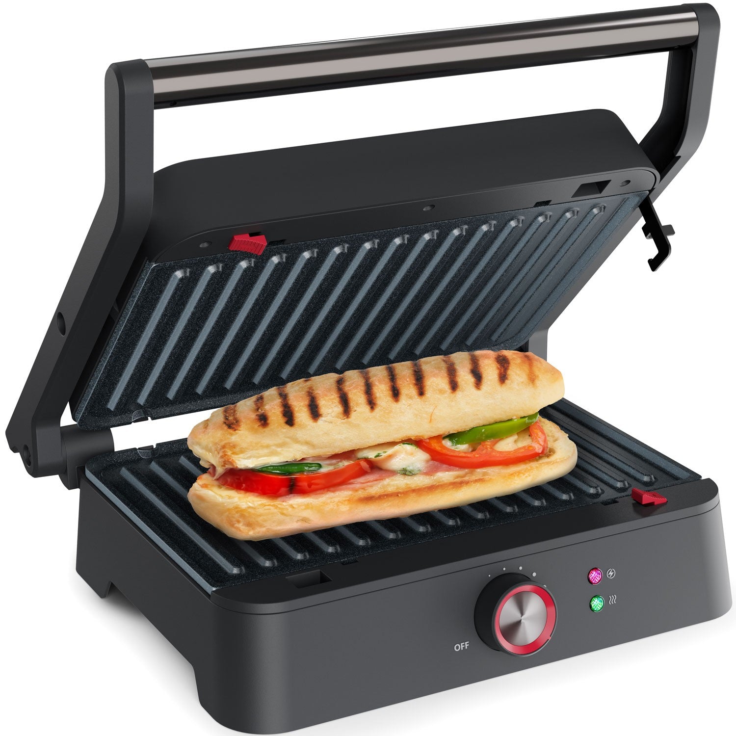 Kosketusgrilli Taitettava 117502 1500W 27,5X18cm