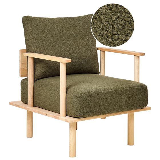 Nojatuoli ASKER Buklee Tummanvihreä