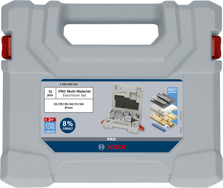 Bosch PRO Multi Material -Reikäsahasarja 10 osaa