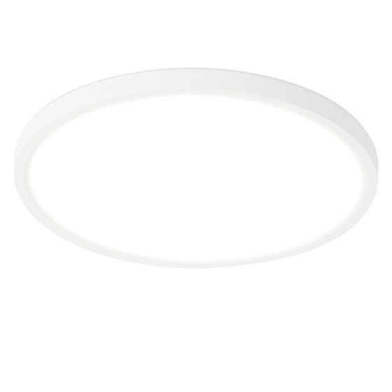NETTLIFE litteä LED - kattovalaisin makuuhuoneeseen, musta, 18 cm, 15 W, himmennettävä kylpyhuonevalaisin