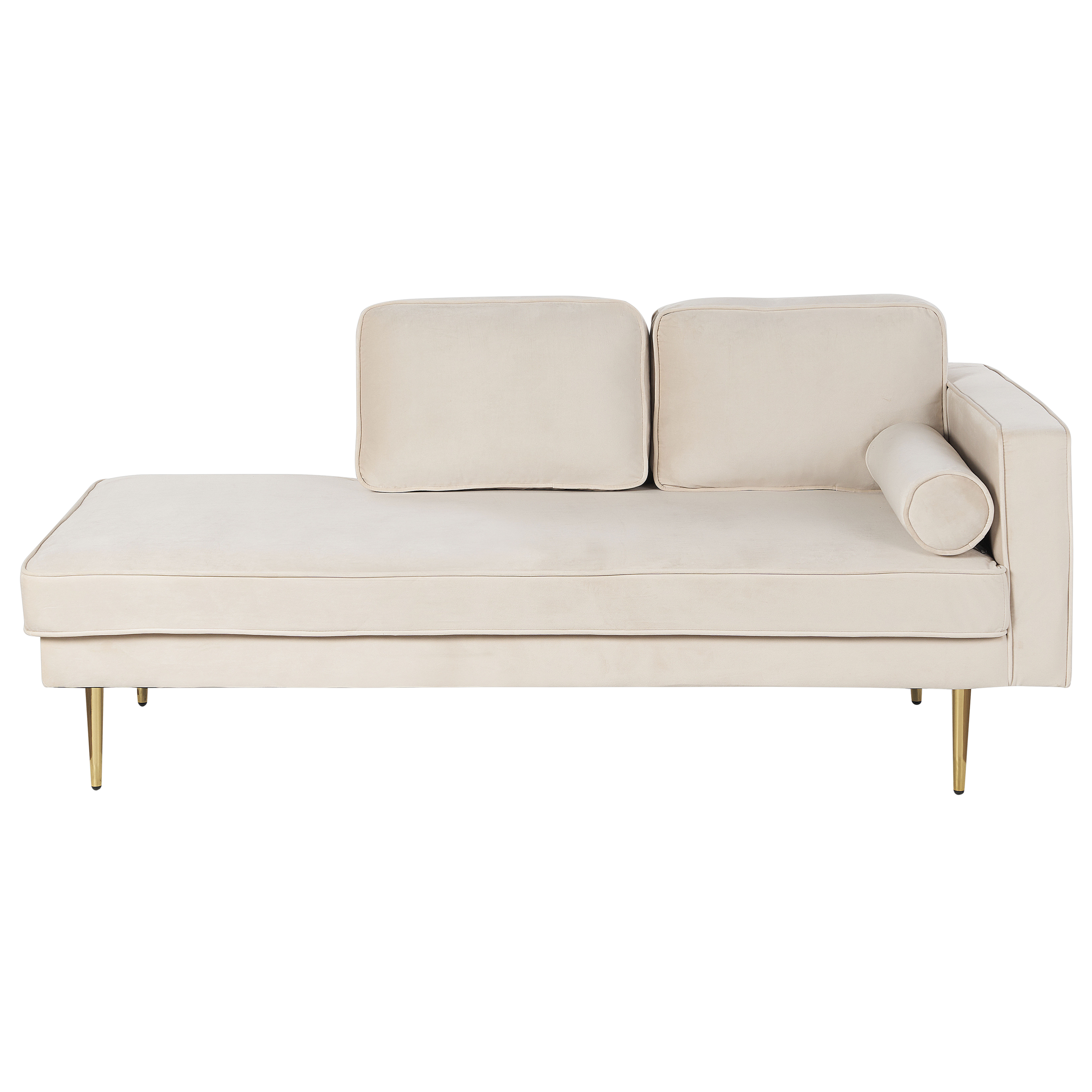 Divaani oikea MIRAMAS sametti Beige