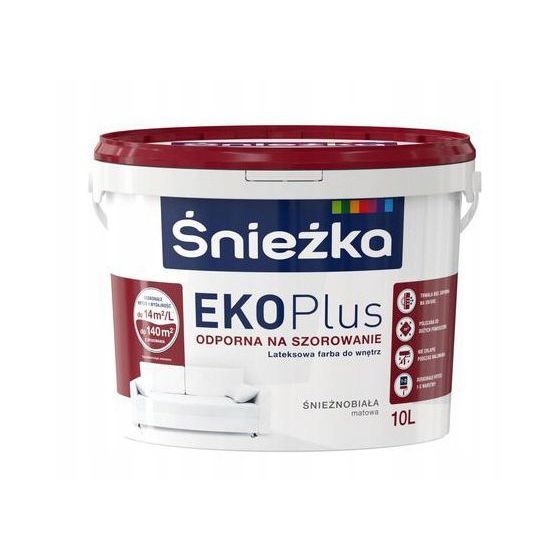 Śnieżka EKO Plus Latex Paint Snow White 10L
