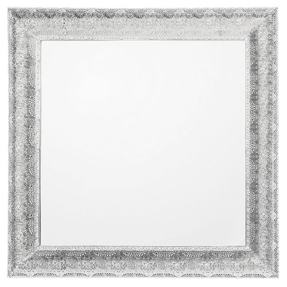 Seinäpeili CAVAN 65 cm 65 cm metalli Hopea