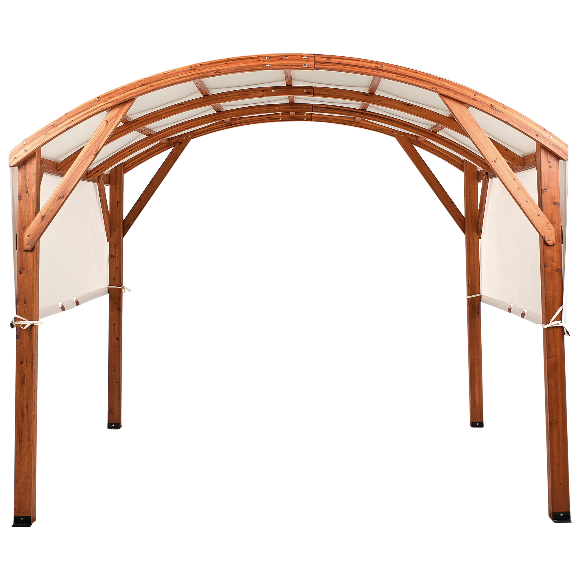 Paviljonki SCOPELLO 303 cm 300 cm Havupuu Ruskea/beige