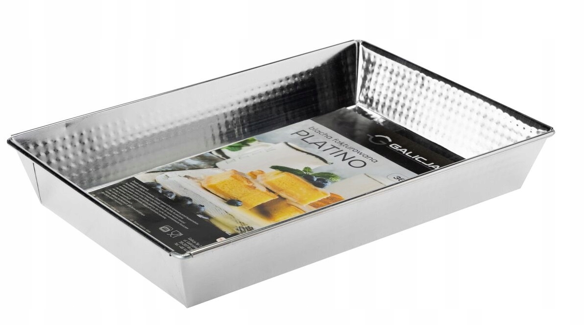 Suorakaiteen muotoinen uunipelti 36x25x6cm Platino