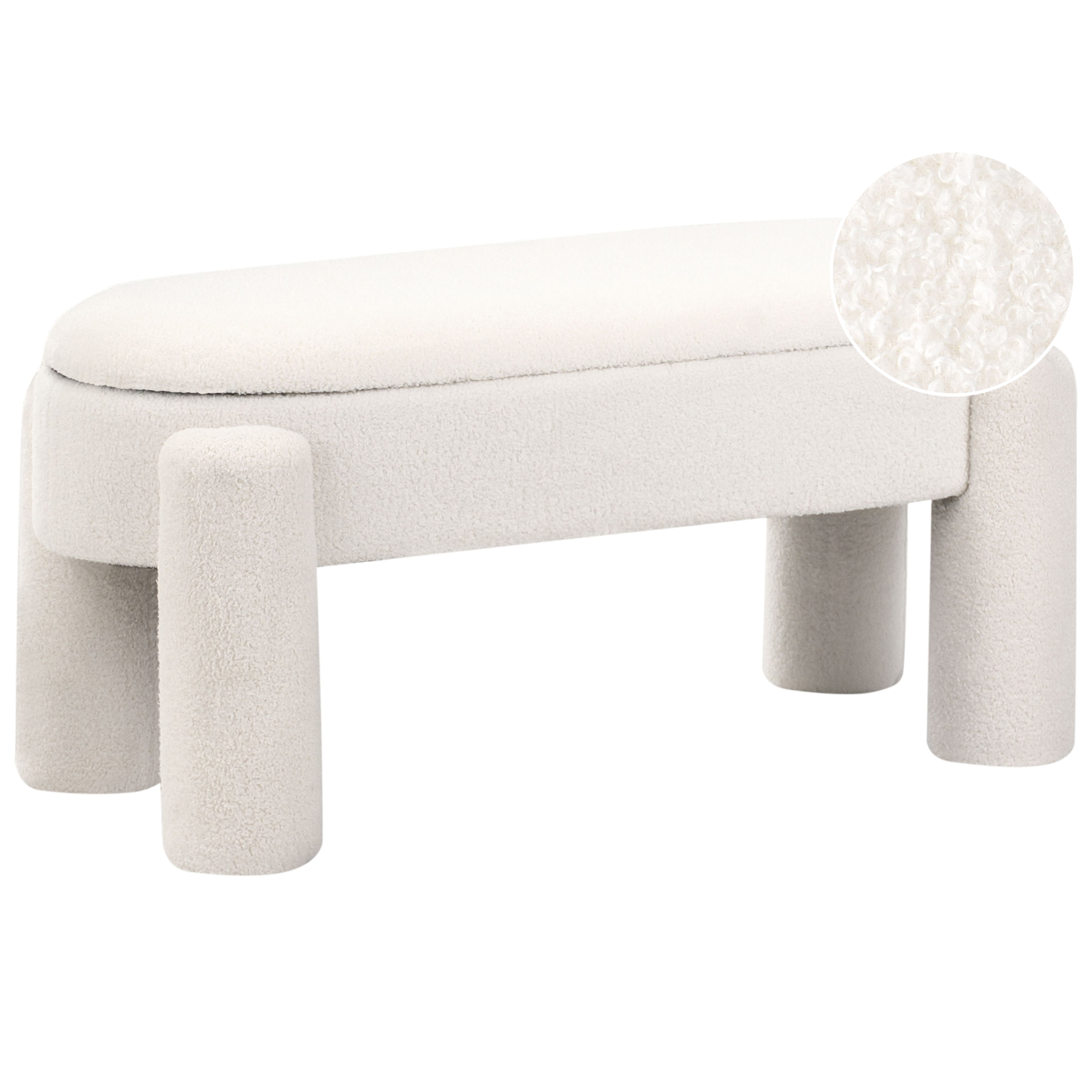 Säilytyspenkki OAKLEY buklee Luonnonvalkoinen