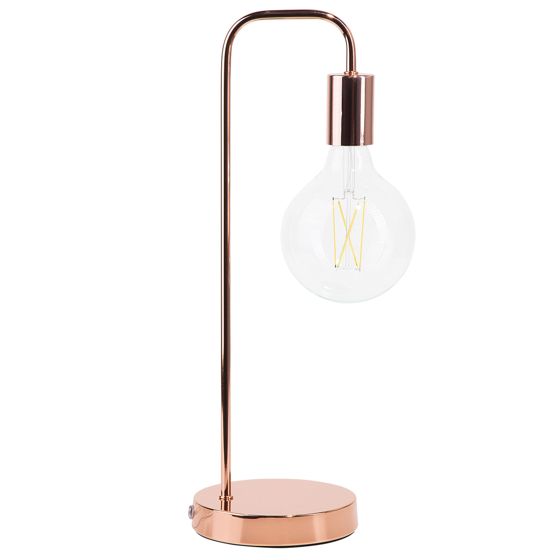 Työpöydän valaisin SAVENA metalli Kupari