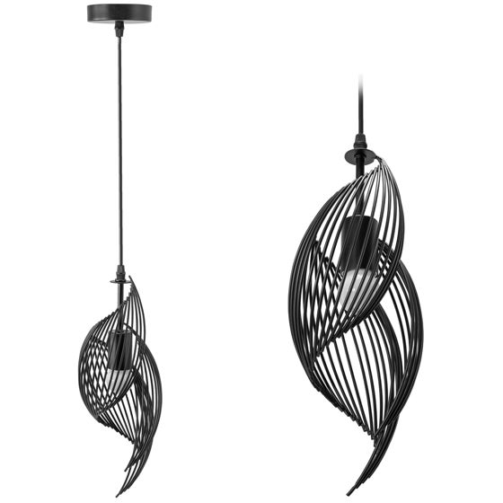 TOOLIGHT riippuva kattovalaisin APP977-1CP musta, 105x13x65cm