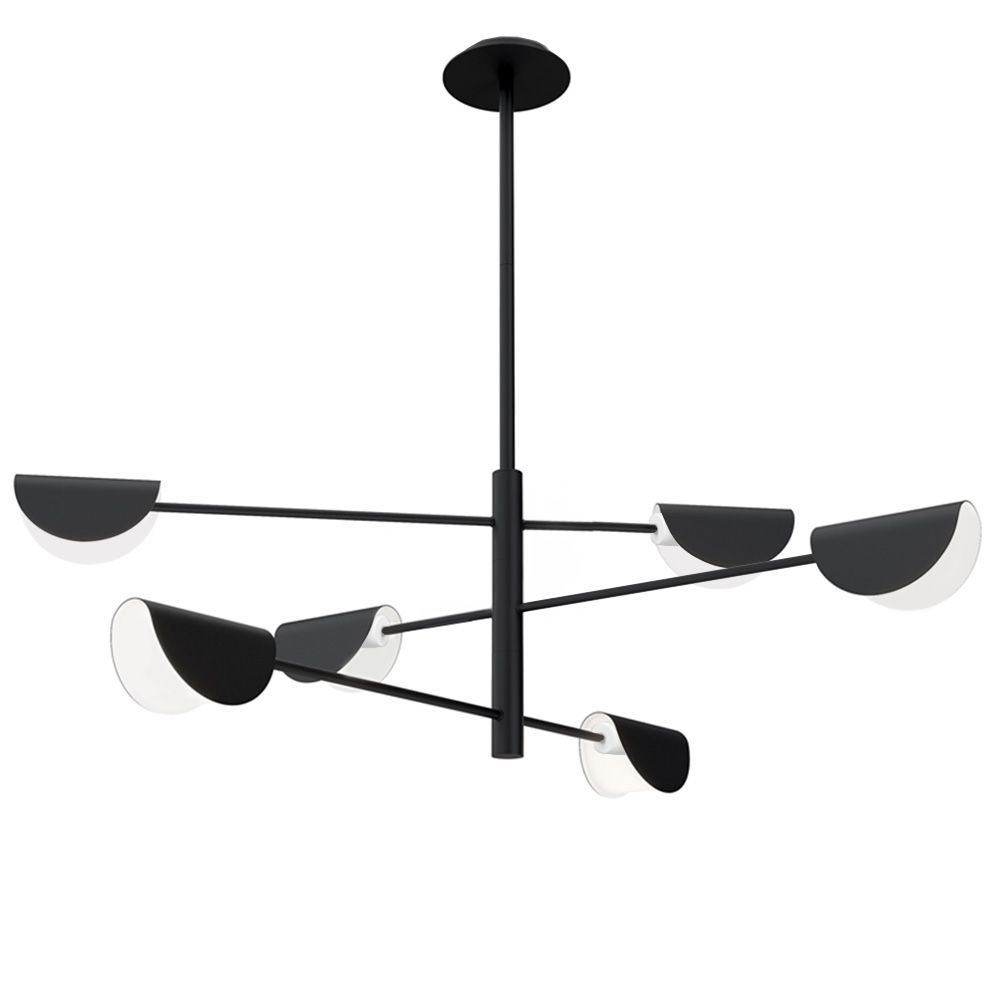 TOOLIGHT riippuva kattovalaisin APP1261-6CP musta, 18x50x18cm