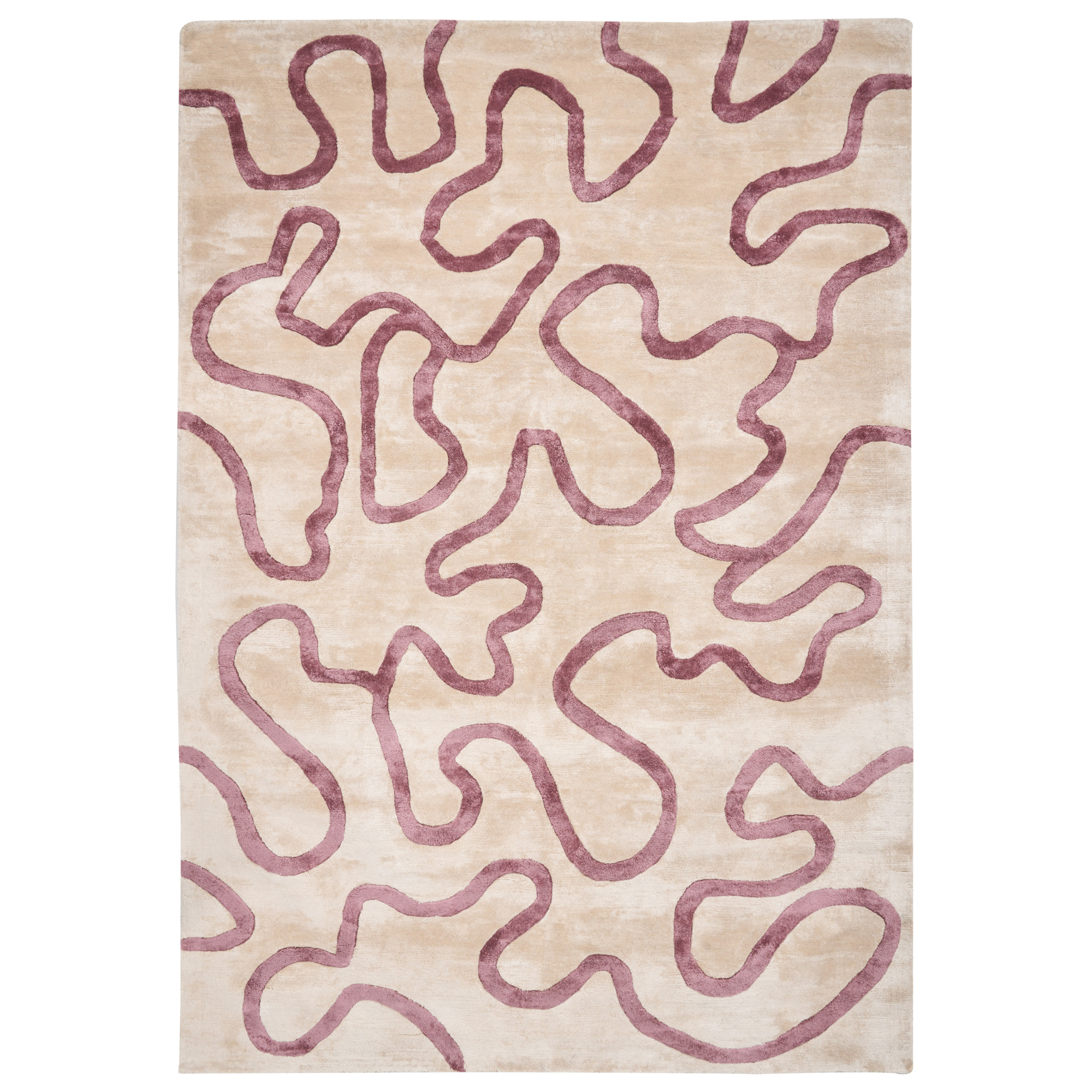Matto KAPPAR Beige 160 x 230 cm Viskoosi