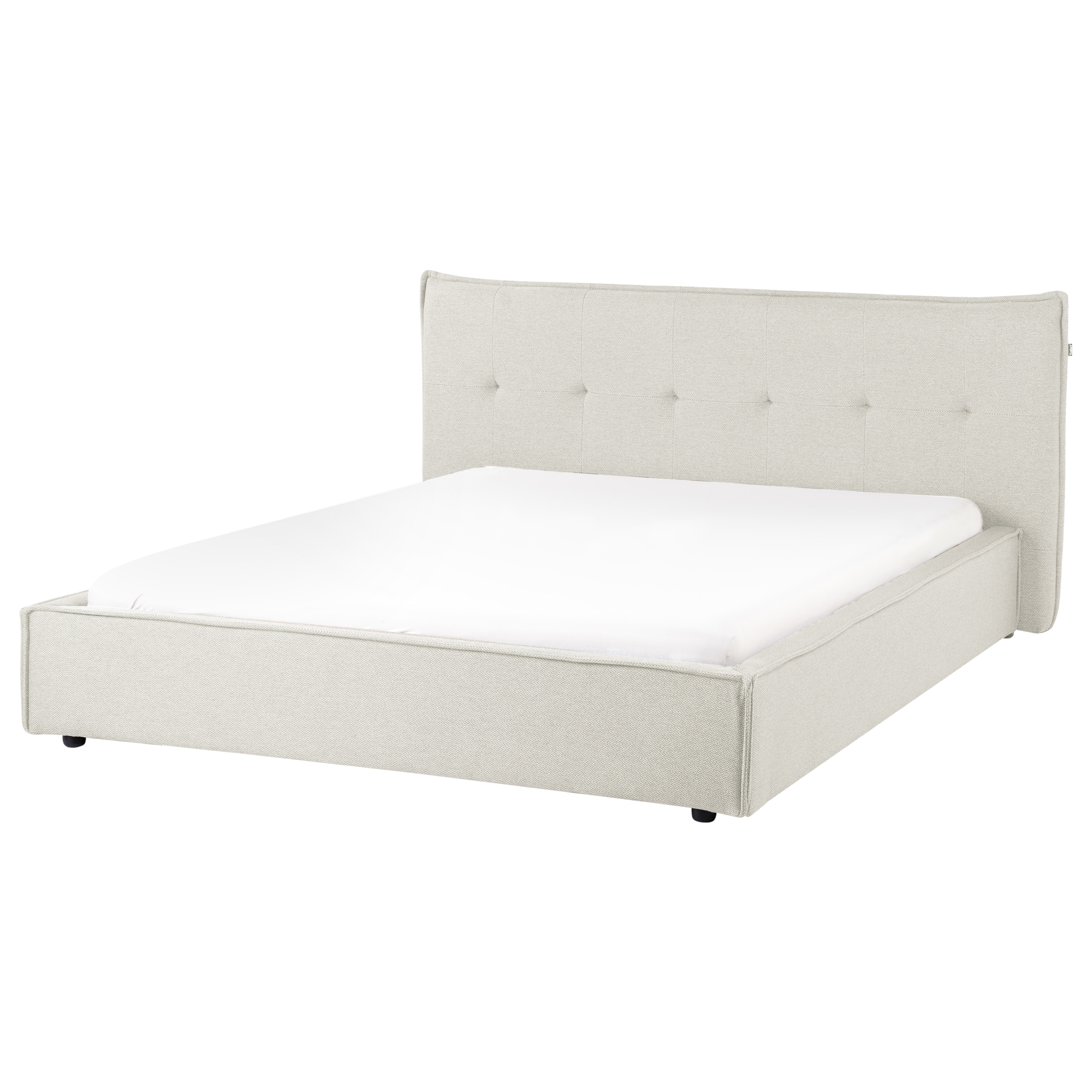 Sänky keinopellava LESTRE 160 x 200 cm Luonnonvalkoinen