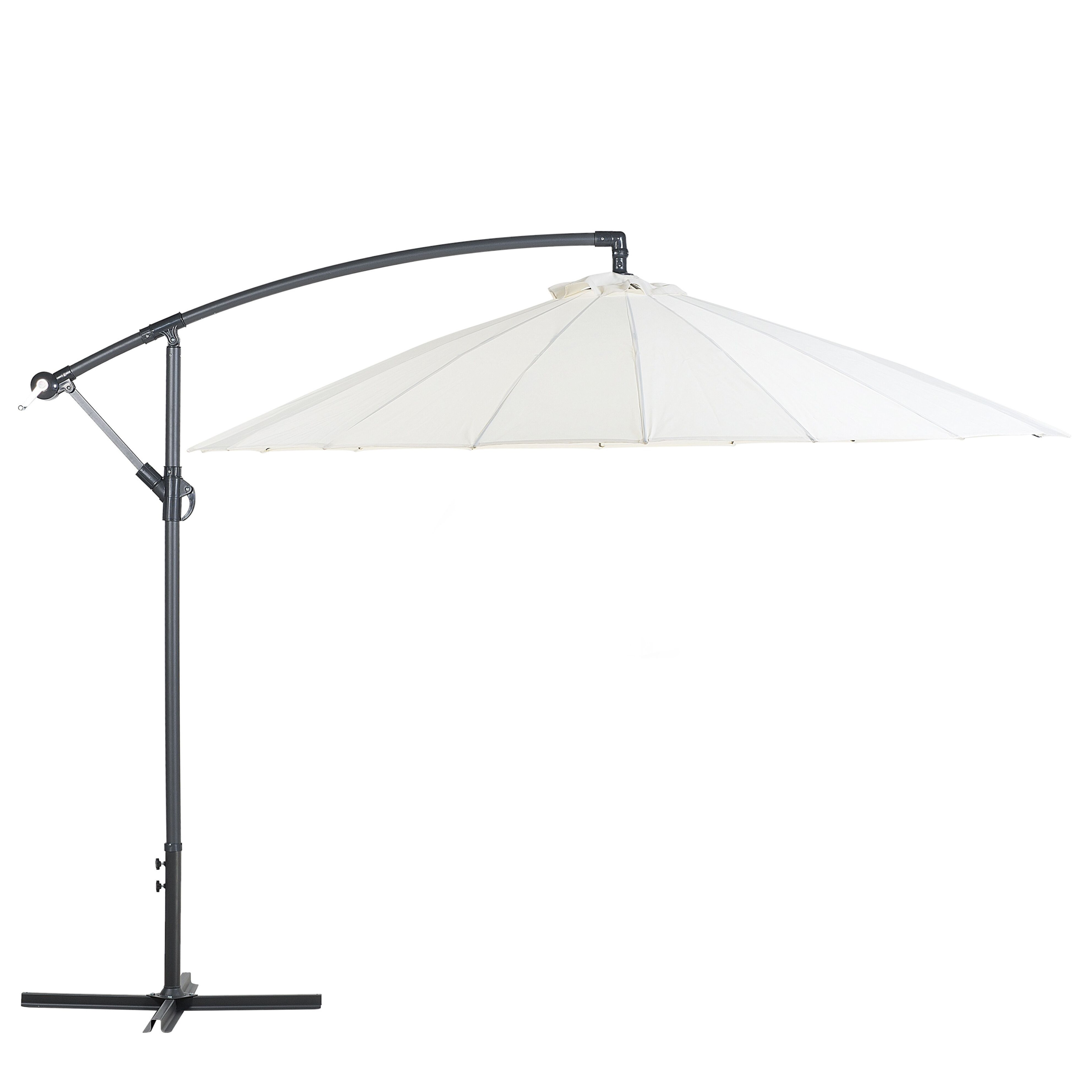 Riippuva aurinkovarjo 268 cm CALABRIA II Vaaleanbeige
