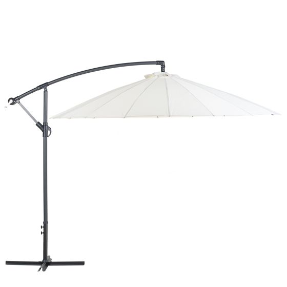 Riippuva aurinkovarjo 268 cm CALABRIA II Vaaleanbeige